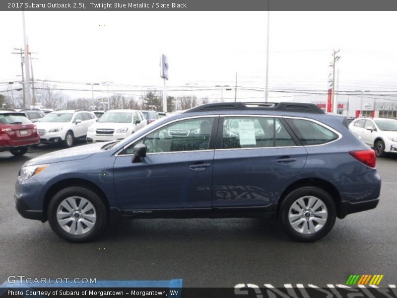 Twilight Blue Metallic / Slate Black 2017 Subaru Outback 2.5i
