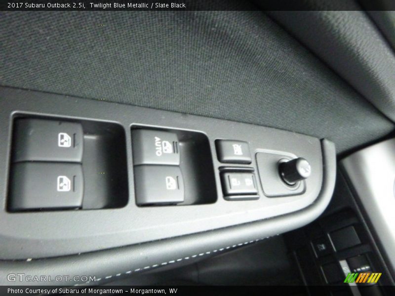 Twilight Blue Metallic / Slate Black 2017 Subaru Outback 2.5i