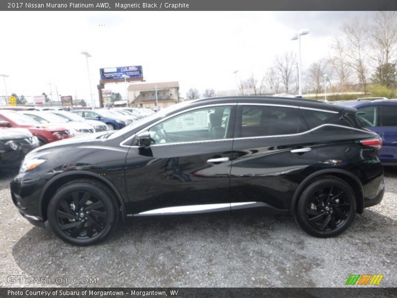 Magnetic Black / Graphite 2017 Nissan Murano Platinum AWD