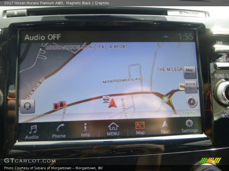 Magnetic Black / Graphite 2017 Nissan Murano Platinum AWD