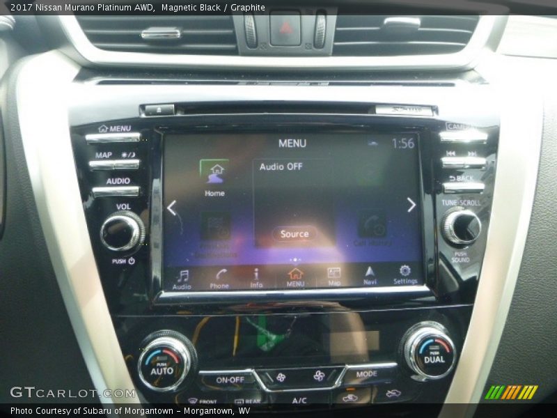 Magnetic Black / Graphite 2017 Nissan Murano Platinum AWD