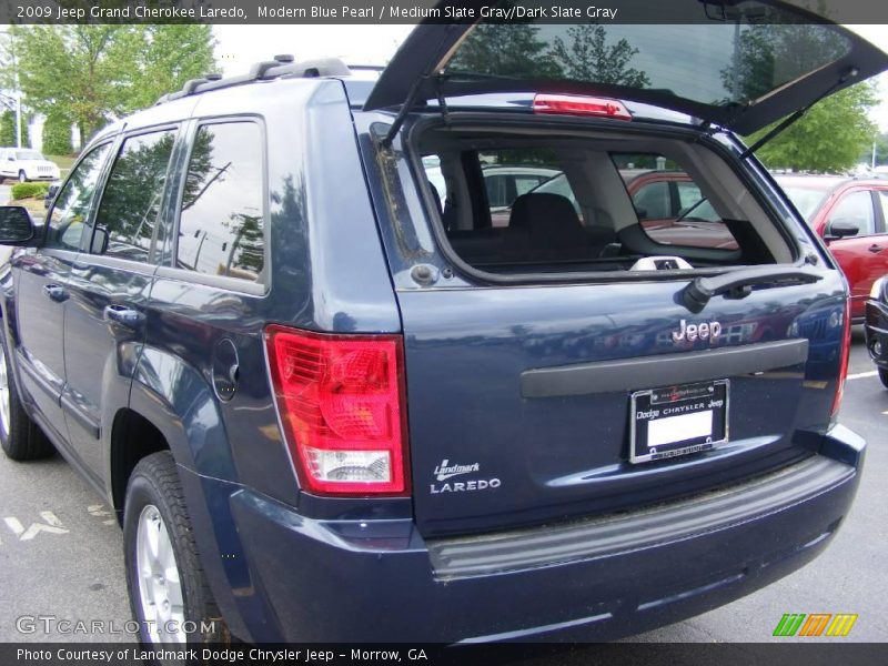 Modern Blue Pearl / Medium Slate Gray/Dark Slate Gray 2009 Jeep Grand Cherokee Laredo