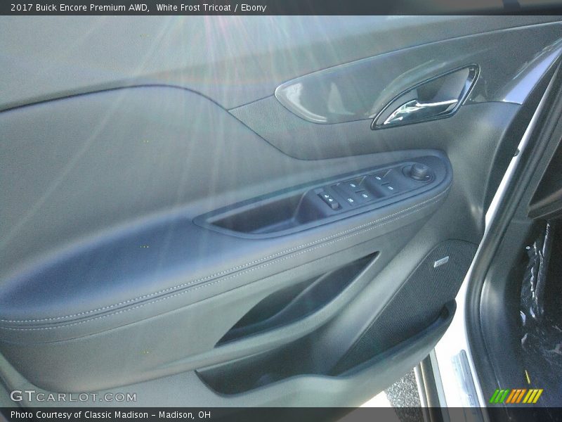 White Frost Tricoat / Ebony 2017 Buick Encore Premium AWD
