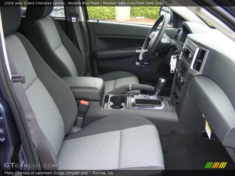Modern Blue Pearl / Medium Slate Gray/Dark Slate Gray 2009 Jeep Grand Cherokee Laredo