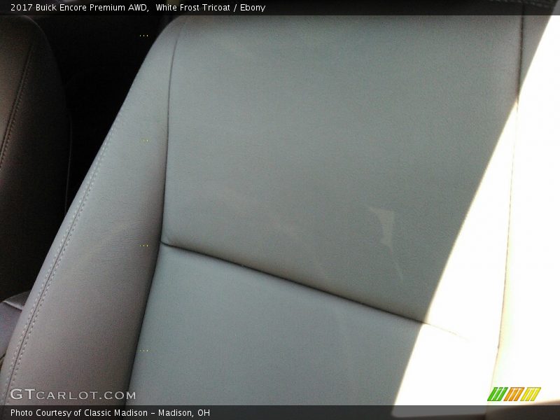 White Frost Tricoat / Ebony 2017 Buick Encore Premium AWD