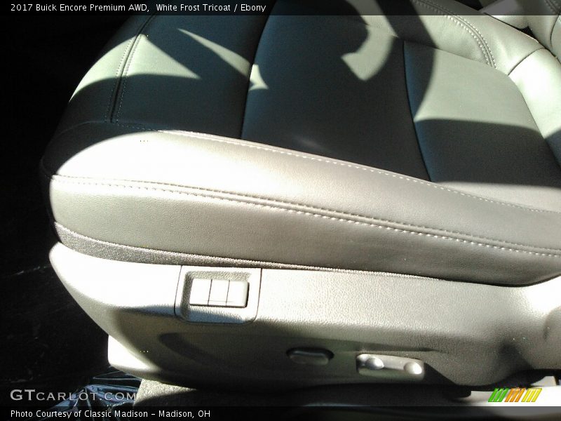 White Frost Tricoat / Ebony 2017 Buick Encore Premium AWD