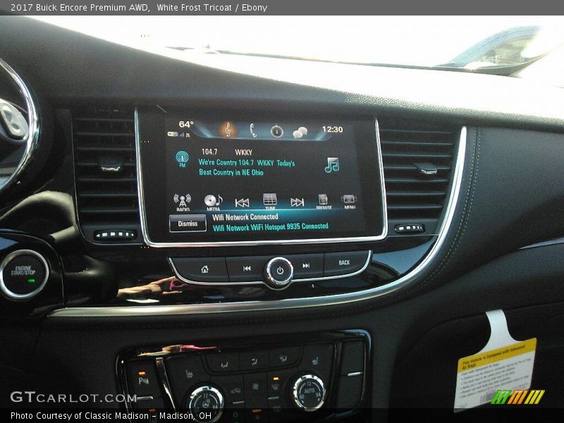 White Frost Tricoat / Ebony 2017 Buick Encore Premium AWD