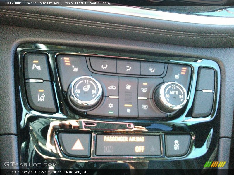 White Frost Tricoat / Ebony 2017 Buick Encore Premium AWD