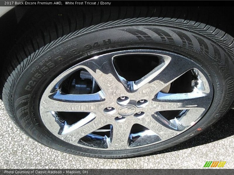 White Frost Tricoat / Ebony 2017 Buick Encore Premium AWD