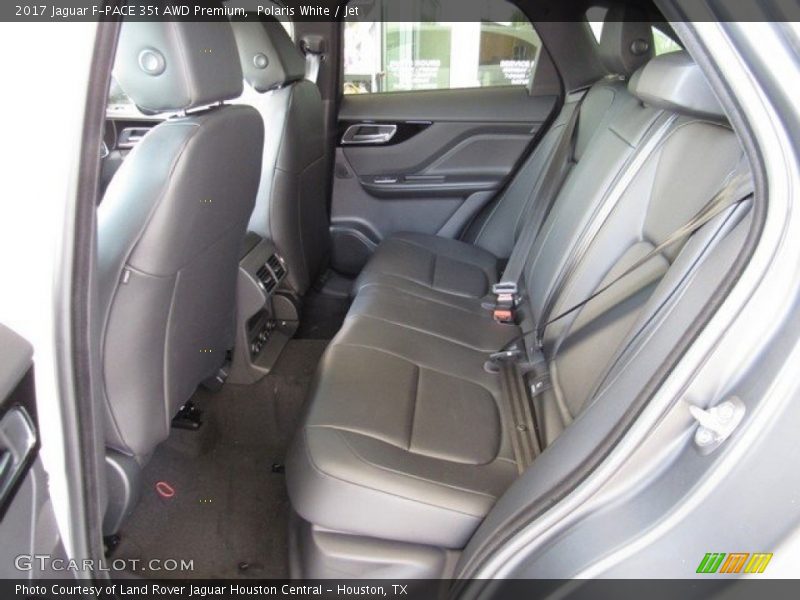 Polaris White / Jet 2017 Jaguar F-PACE 35t AWD Premium