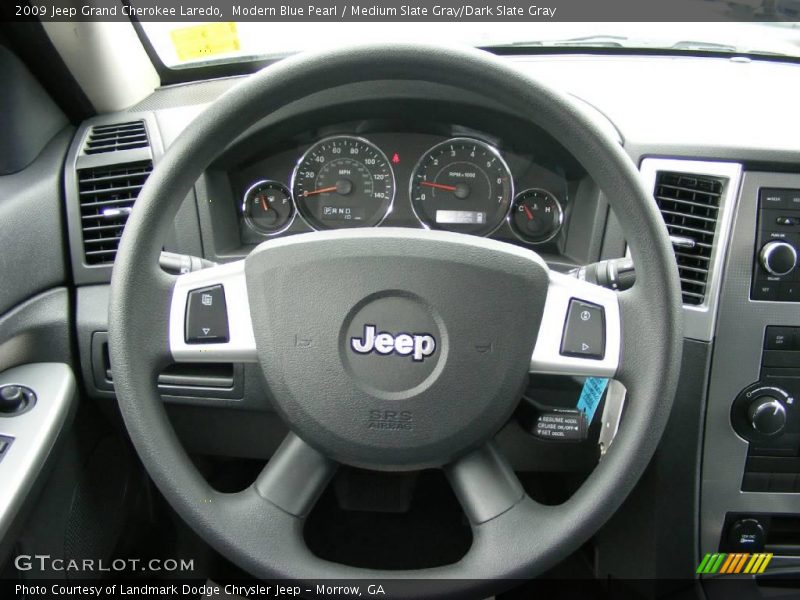Modern Blue Pearl / Medium Slate Gray/Dark Slate Gray 2009 Jeep Grand Cherokee Laredo