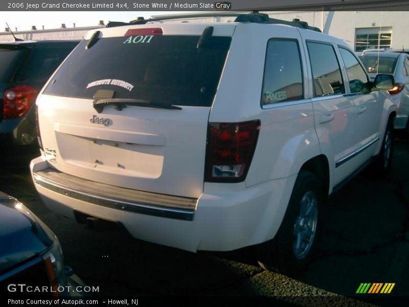 Stone White / Medium Slate Gray 2006 Jeep Grand Cherokee Limited 4x4
