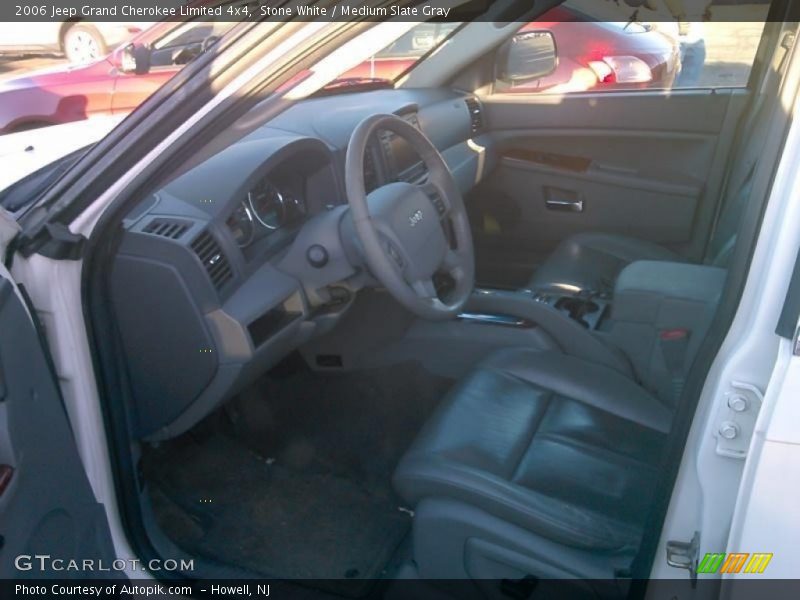 Stone White / Medium Slate Gray 2006 Jeep Grand Cherokee Limited 4x4
