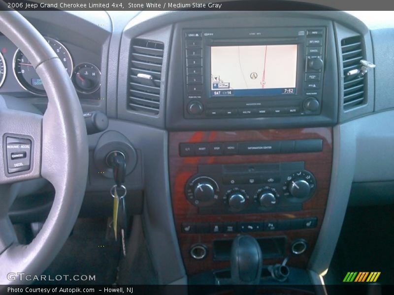 Stone White / Medium Slate Gray 2006 Jeep Grand Cherokee Limited 4x4