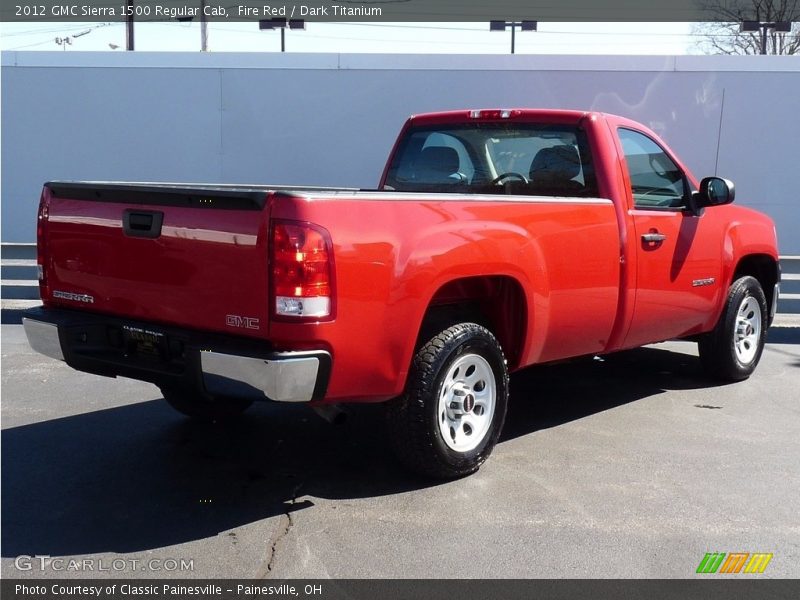 Fire Red / Dark Titanium 2012 GMC Sierra 1500 Regular Cab