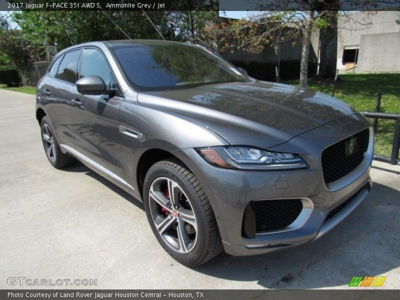 Ammonite Grey / Jet 2017 Jaguar F-PACE 35t AWD S