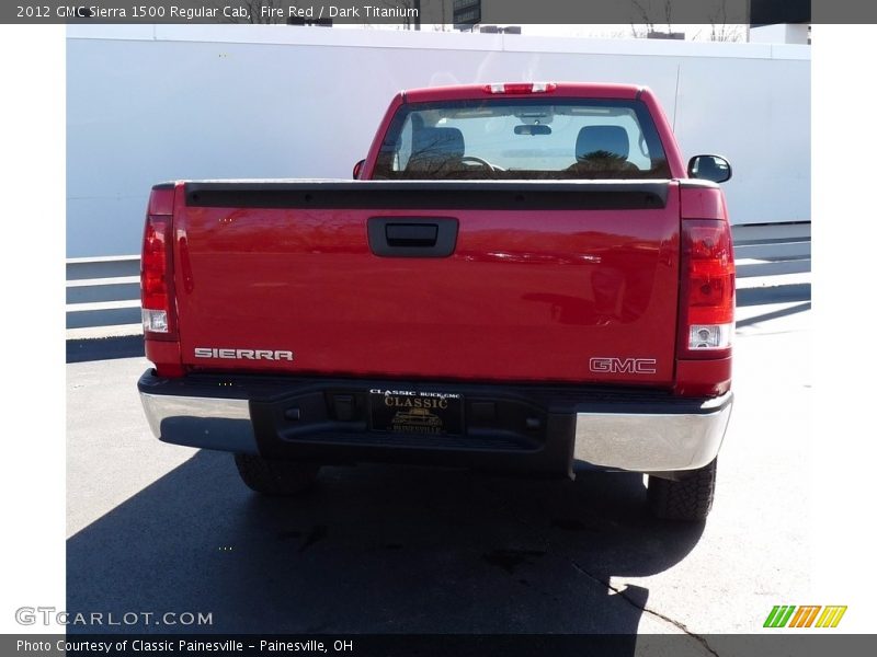 Fire Red / Dark Titanium 2012 GMC Sierra 1500 Regular Cab