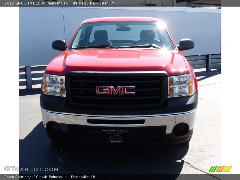 Fire Red / Dark Titanium 2012 GMC Sierra 1500 Regular Cab