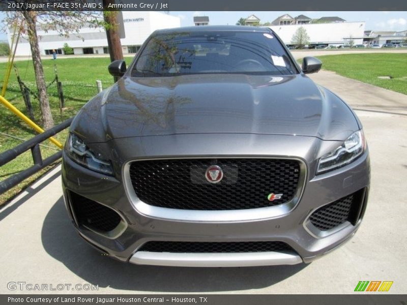 Ammonite Grey / Jet 2017 Jaguar F-PACE 35t AWD S