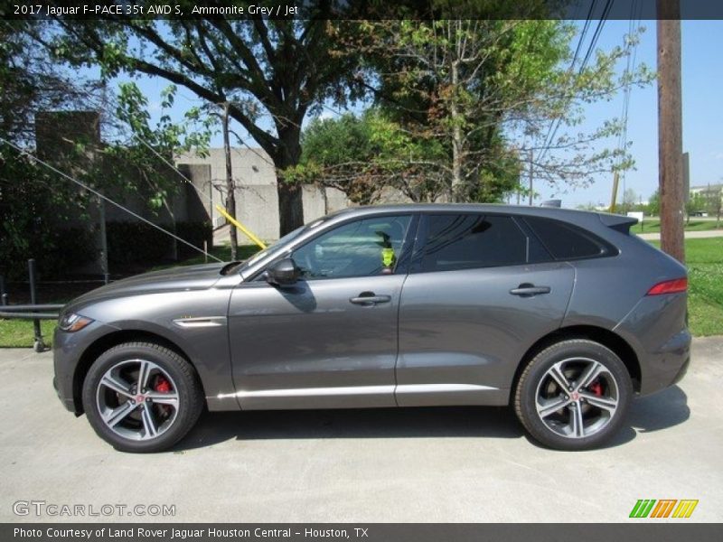 Ammonite Grey / Jet 2017 Jaguar F-PACE 35t AWD S