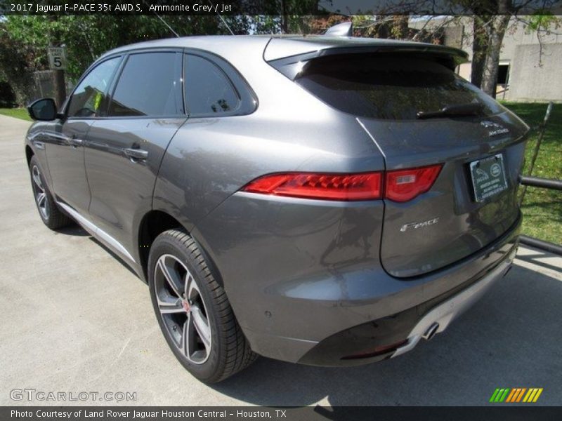 Ammonite Grey / Jet 2017 Jaguar F-PACE 35t AWD S