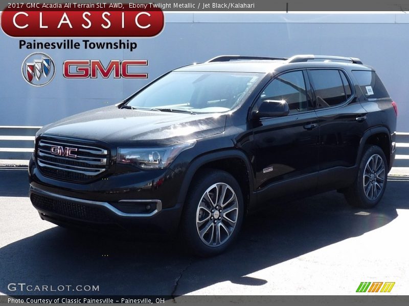 Ebony Twilight Metallic / Jet Black/Kalahari 2017 GMC Acadia All Terrain SLT AWD