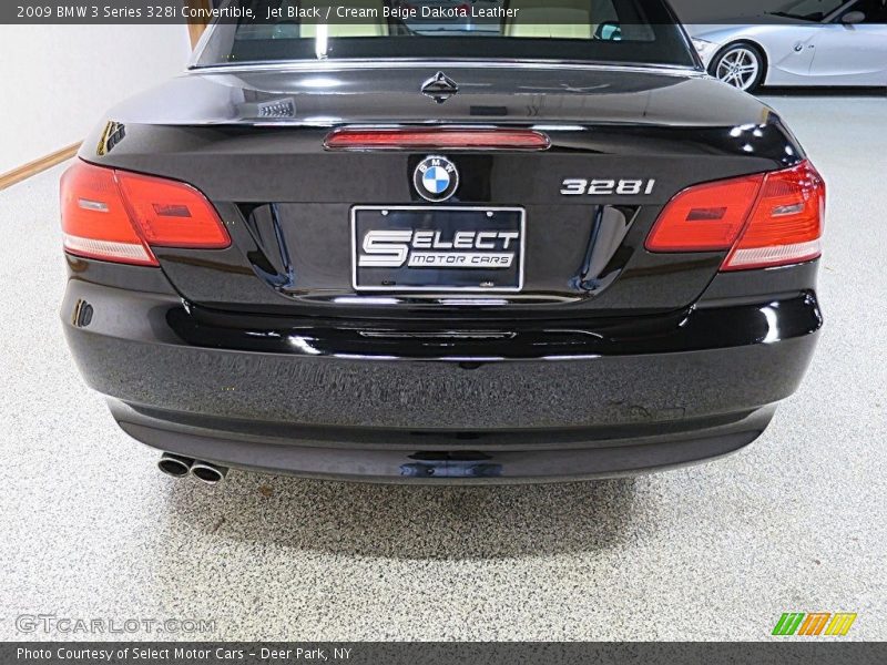 Jet Black / Cream Beige Dakota Leather 2009 BMW 3 Series 328i Convertible