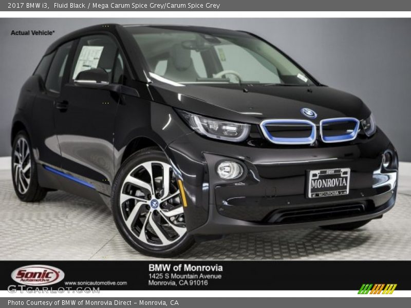 Fluid Black / Mega Carum Spice Grey/Carum Spice Grey 2017 BMW i3