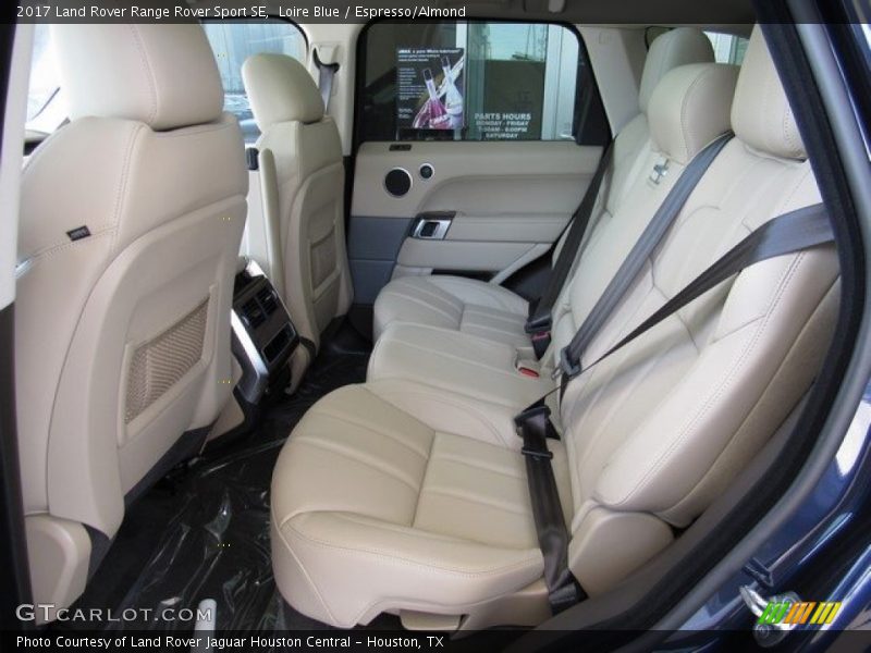 Rear Seat of 2017 Range Rover Sport SE