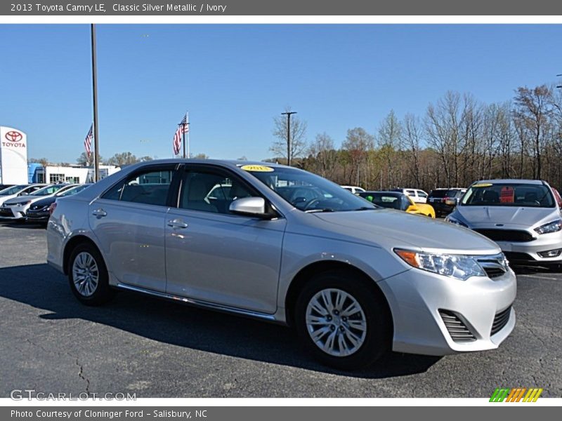 Classic Silver Metallic / Ivory 2013 Toyota Camry LE