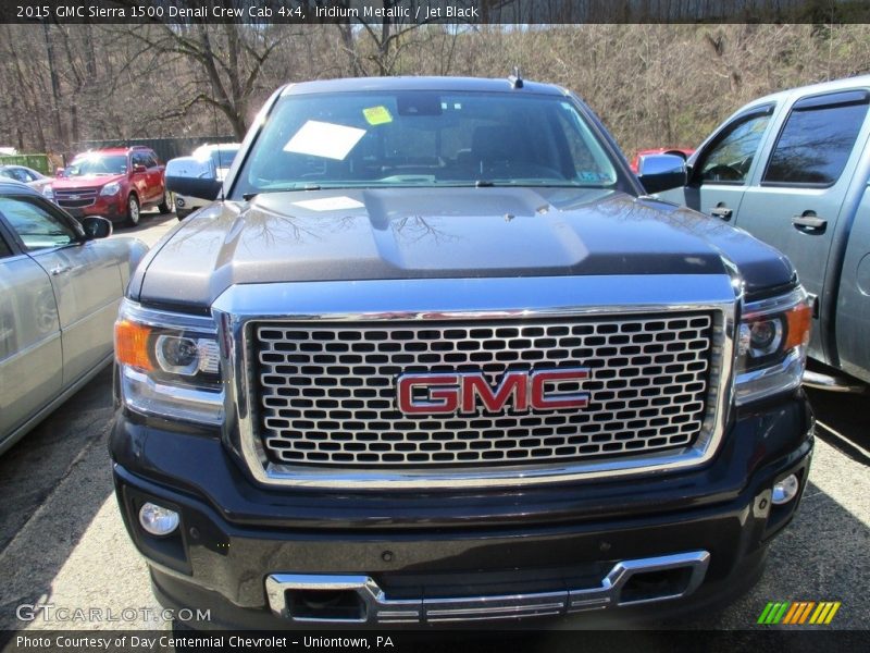 Iridium Metallic / Jet Black 2015 GMC Sierra 1500 Denali Crew Cab 4x4