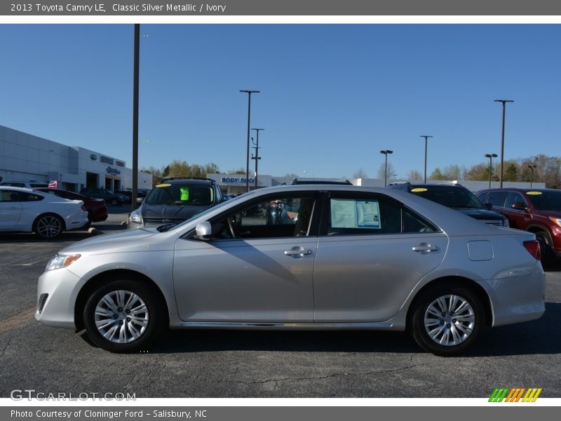 Classic Silver Metallic / Ivory 2013 Toyota Camry LE
