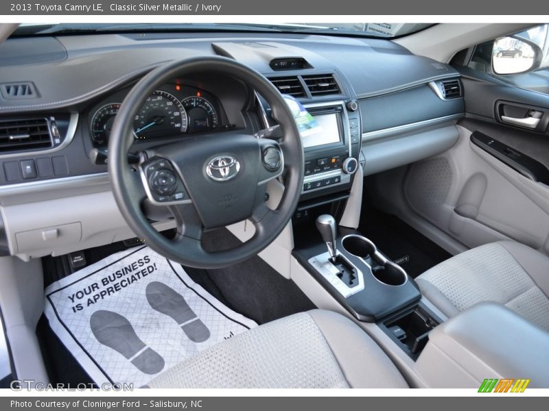 Classic Silver Metallic / Ivory 2013 Toyota Camry LE