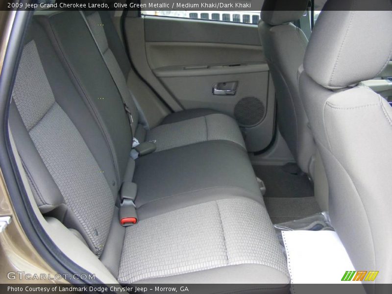 Olive Green Metallic / Medium Khaki/Dark Khaki 2009 Jeep Grand Cherokee Laredo