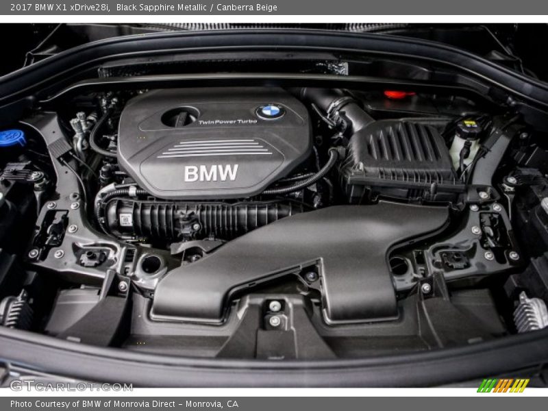  2017 X1 xDrive28i Engine - 2.0 Liter Twin-Power Turbocharged DOHC 16-Valve VVT 4 Cylinder