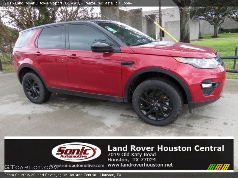 Firenze Red Metallic / Ebony 2016 Land Rover Discovery Sport HSE 4WD