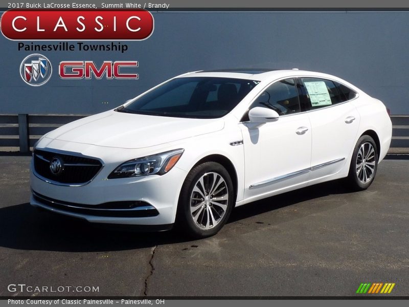 Summit White / Brandy 2017 Buick LaCrosse Essence
