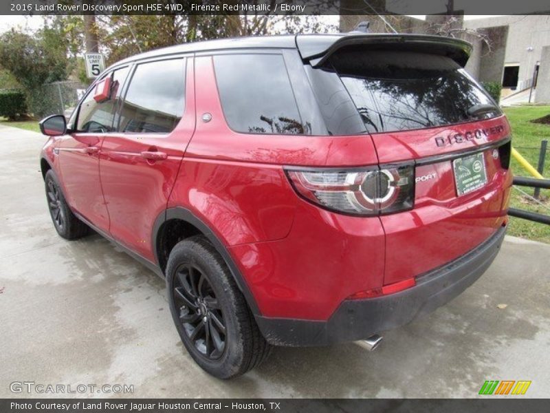 Firenze Red Metallic / Ebony 2016 Land Rover Discovery Sport HSE 4WD