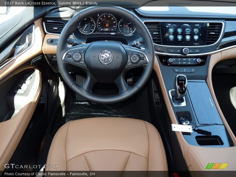 Summit White / Brandy 2017 Buick LaCrosse Essence