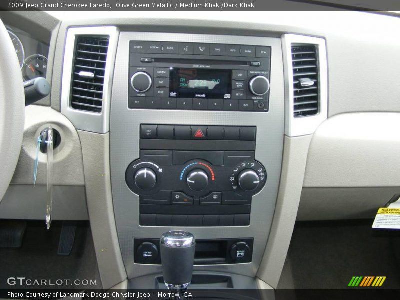 Olive Green Metallic / Medium Khaki/Dark Khaki 2009 Jeep Grand Cherokee Laredo