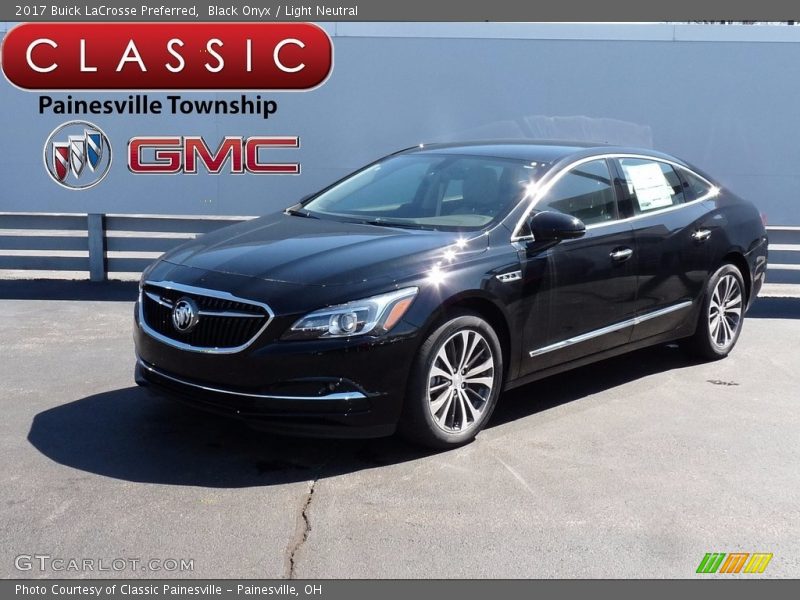 Black Onyx / Light Neutral 2017 Buick LaCrosse Preferred