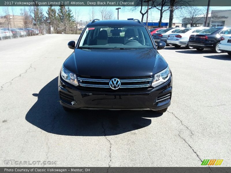 Deep Black Pearl / Charcoal 2017 Volkswagen Tiguan Limited 2.0T 4Motion