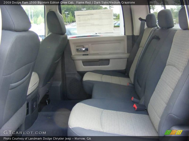 Flame Red / Dark Slate/Medium Graystone 2009 Dodge Ram 1500 Big Horn Edition Crew Cab