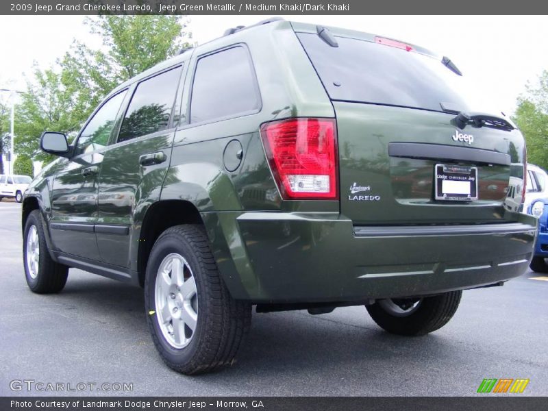 Jeep Green Metallic / Medium Khaki/Dark Khaki 2009 Jeep Grand Cherokee Laredo