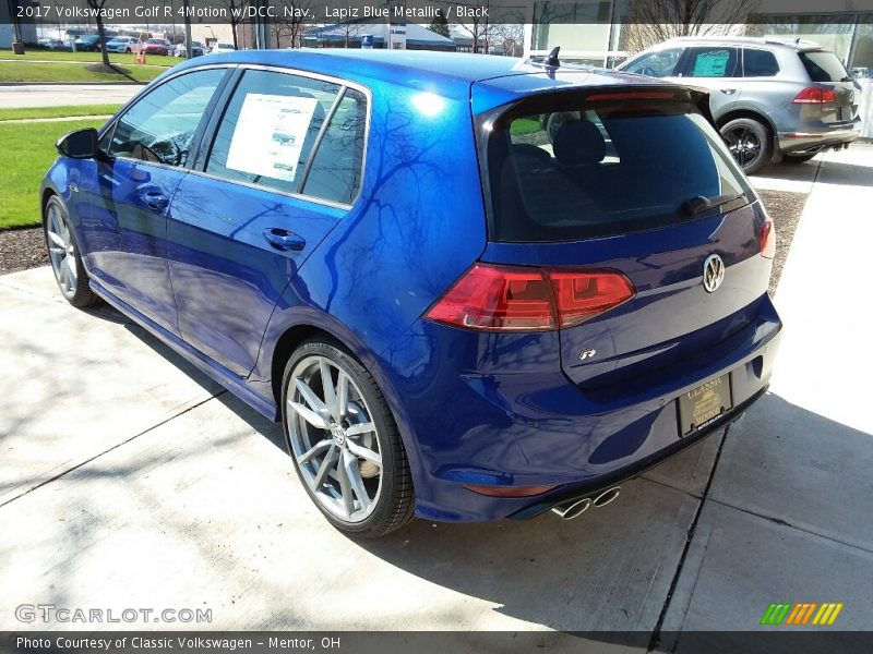 Lapiz Blue Metallic / Black 2017 Volkswagen Golf R 4Motion w/DCC. Nav.