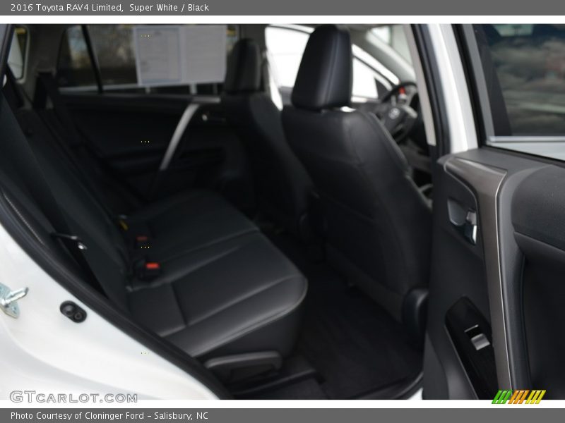 Super White / Black 2016 Toyota RAV4 Limited