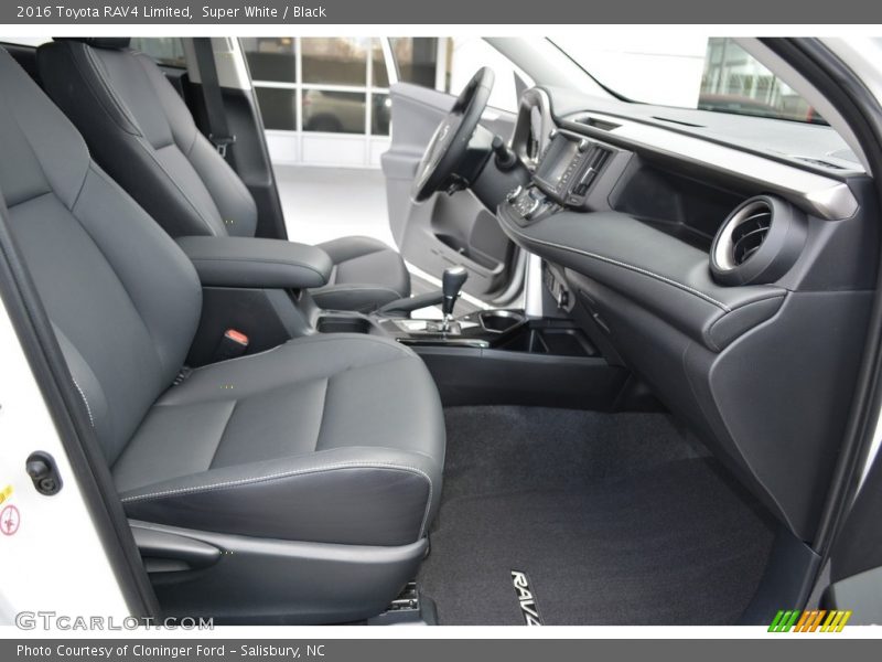 Super White / Black 2016 Toyota RAV4 Limited