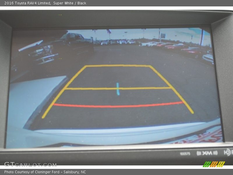 Super White / Black 2016 Toyota RAV4 Limited