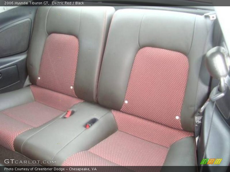 Electric Red / Black 2006 Hyundai Tiburon GT