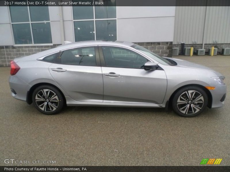 Lunar Silver Metallic / Black 2017 Honda Civic EX-T Sedan